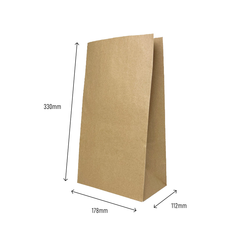 sos 12 kraft brown paper bags