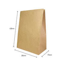 Load image into Gallery viewer, sos 20 kraft brown paper bag
